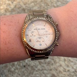 Michael Kors rose gold watch